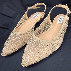 Steve Madden Rhinestone Slingback Flats | Size 7.5 | NWT